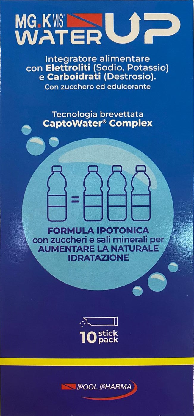 MGK VIS WATER UP 10 STICK Integratore alimentare con Elettroliti e Carboidrati